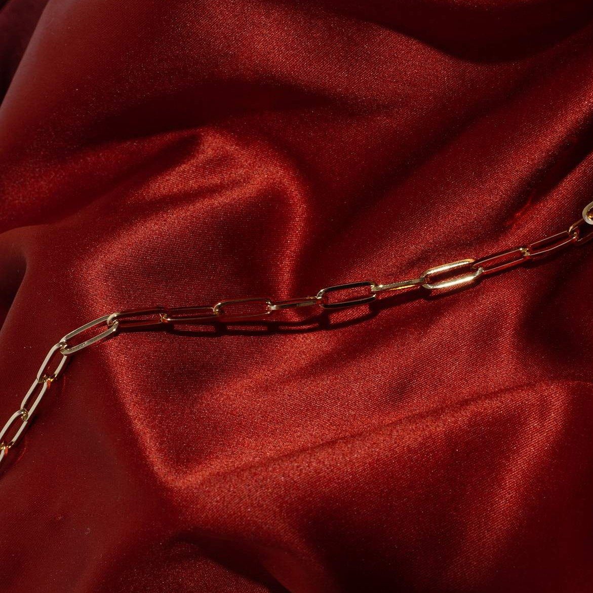 Large Paperclip Chain Necklace