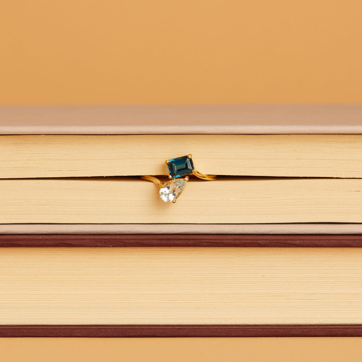 Toi et Moi Gemstone Heirloom Ring