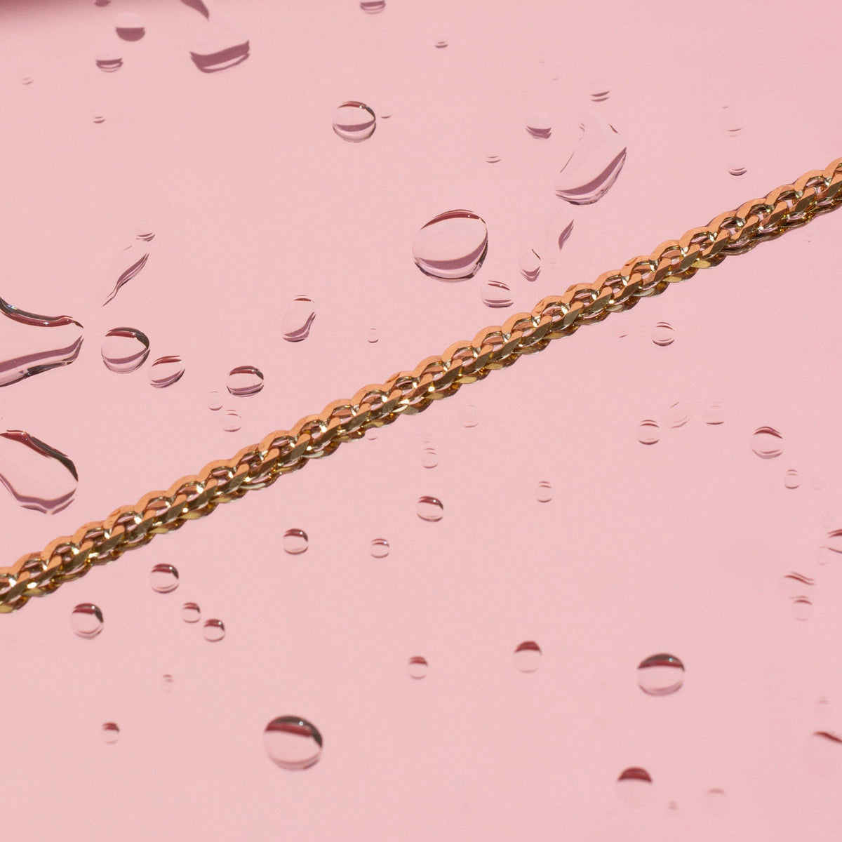 Large Gold Curb Chain Anklet