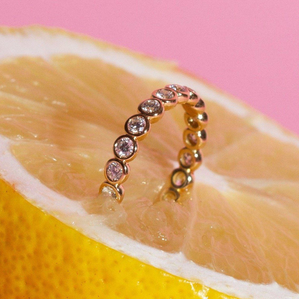 Diamond Bezel Eternity Ring