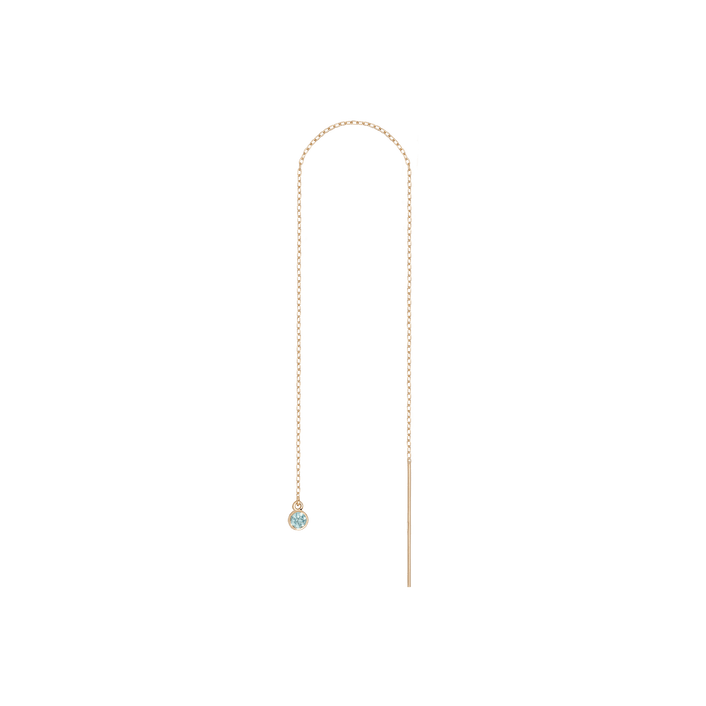 Birthstone Ear Chain Threader