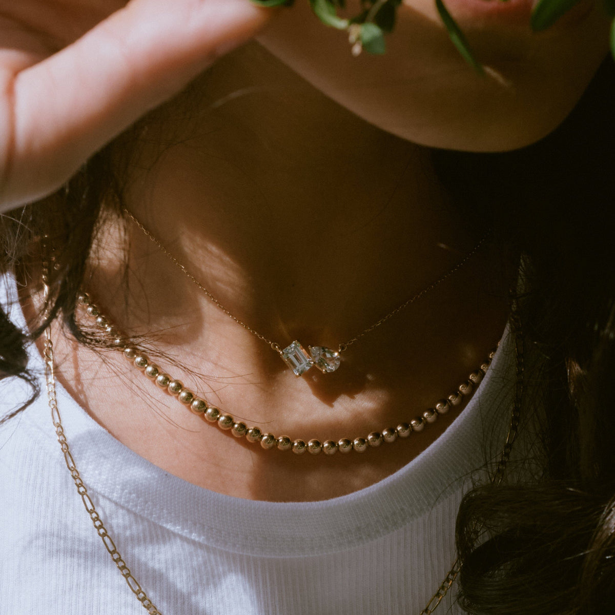 Toi et Moi Gemstone Heirloom Necklace