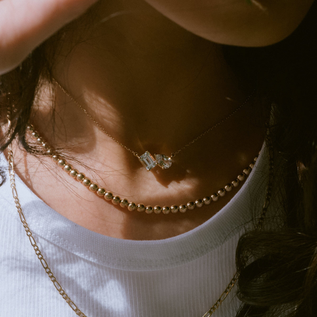 Toi et Moi Gemstone Heirloom Necklace