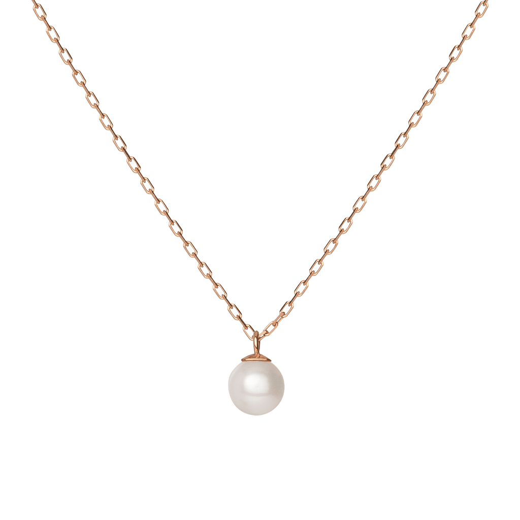 Rose hot sale pearl necklace