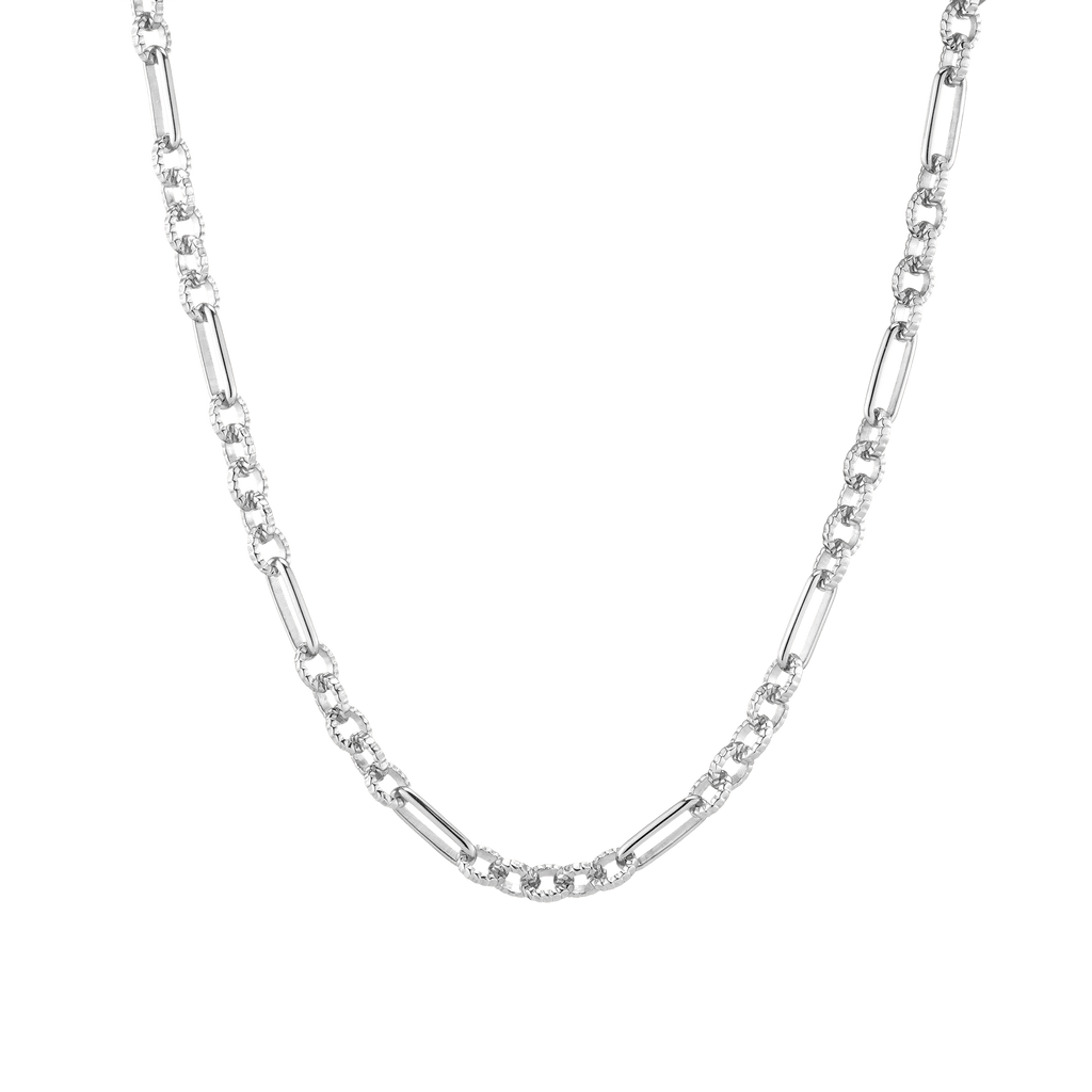 Bold Infinity Chain Link Necklace in Yellow, Rose or White Gold