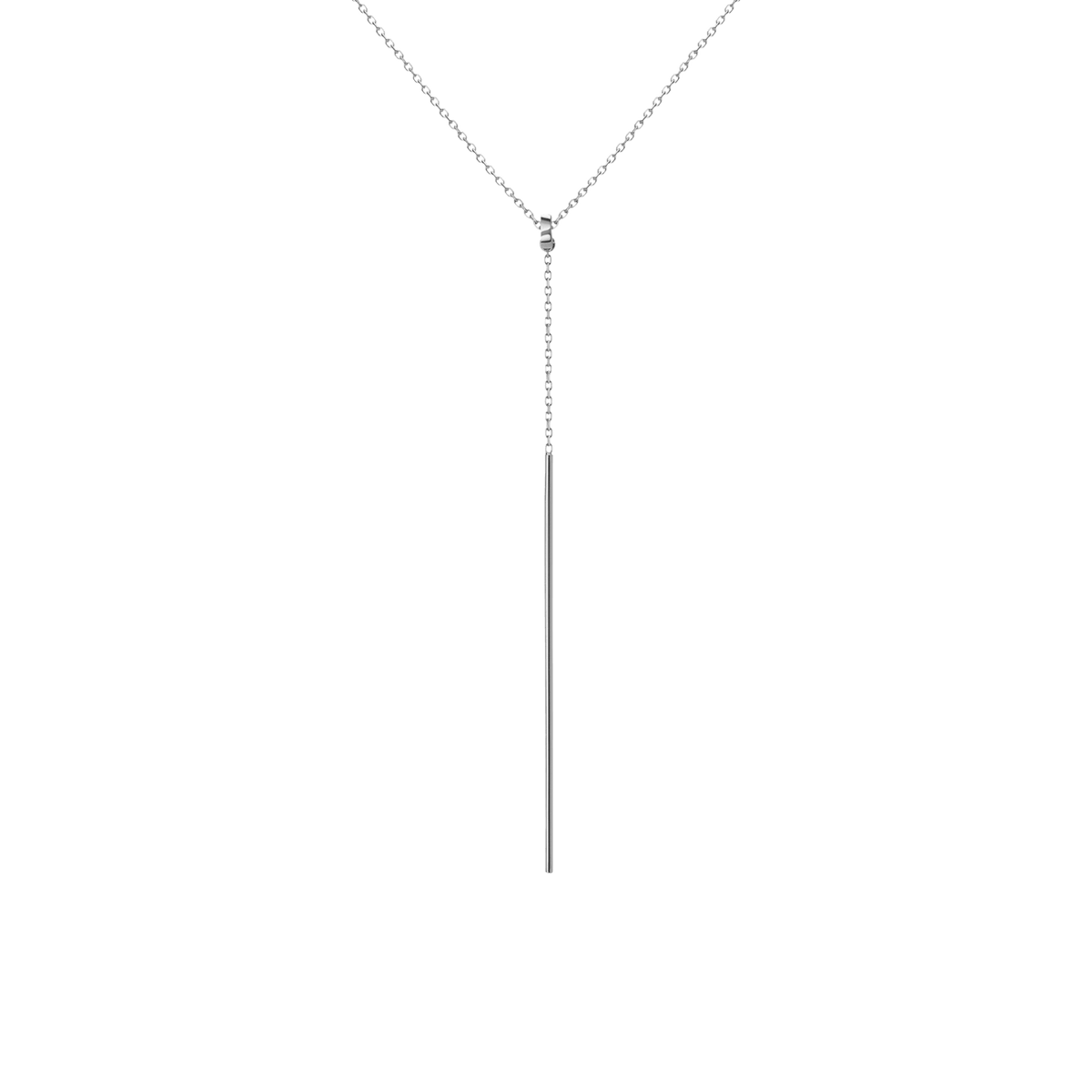 Lariat Necklace 14k White Gold 18k White Gold First