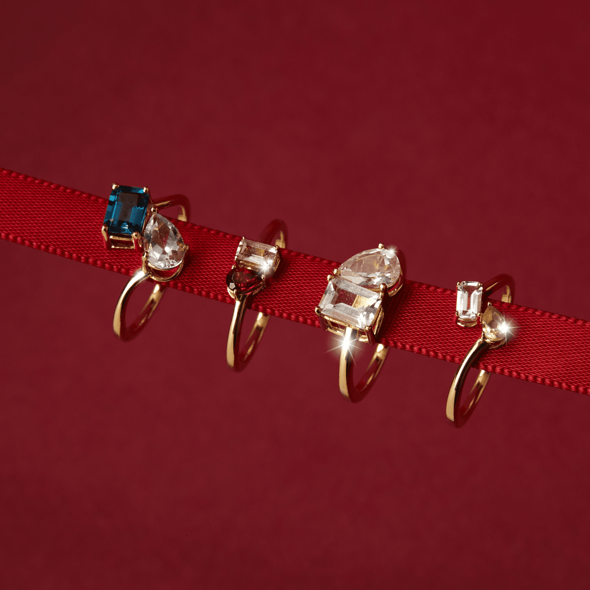 Toi et Moi Gemstone Classic Ring