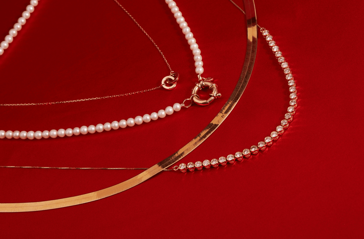 Pearl Aura Beaded Necklace