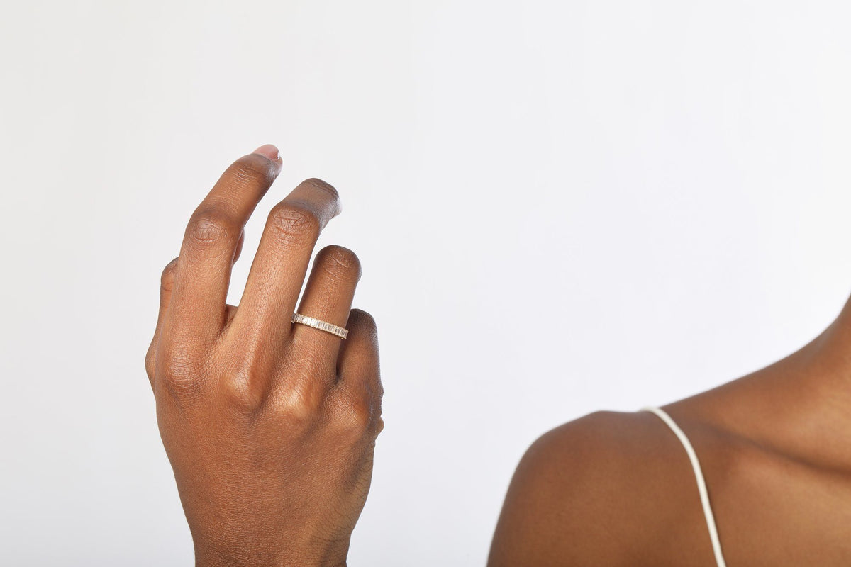 Bold Diamond Baguette Ring