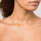 Triple Baguette Diamond Necklace