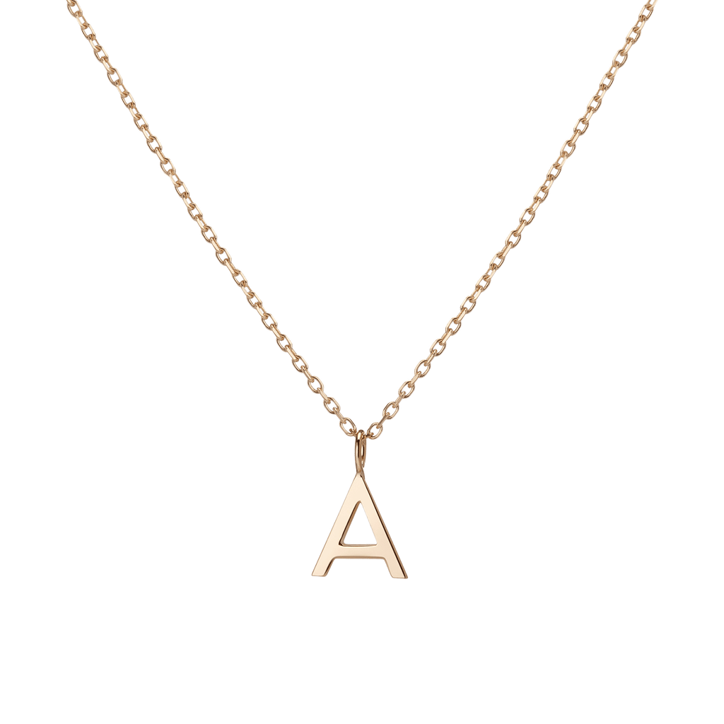 Classic Gold Letter Necklace