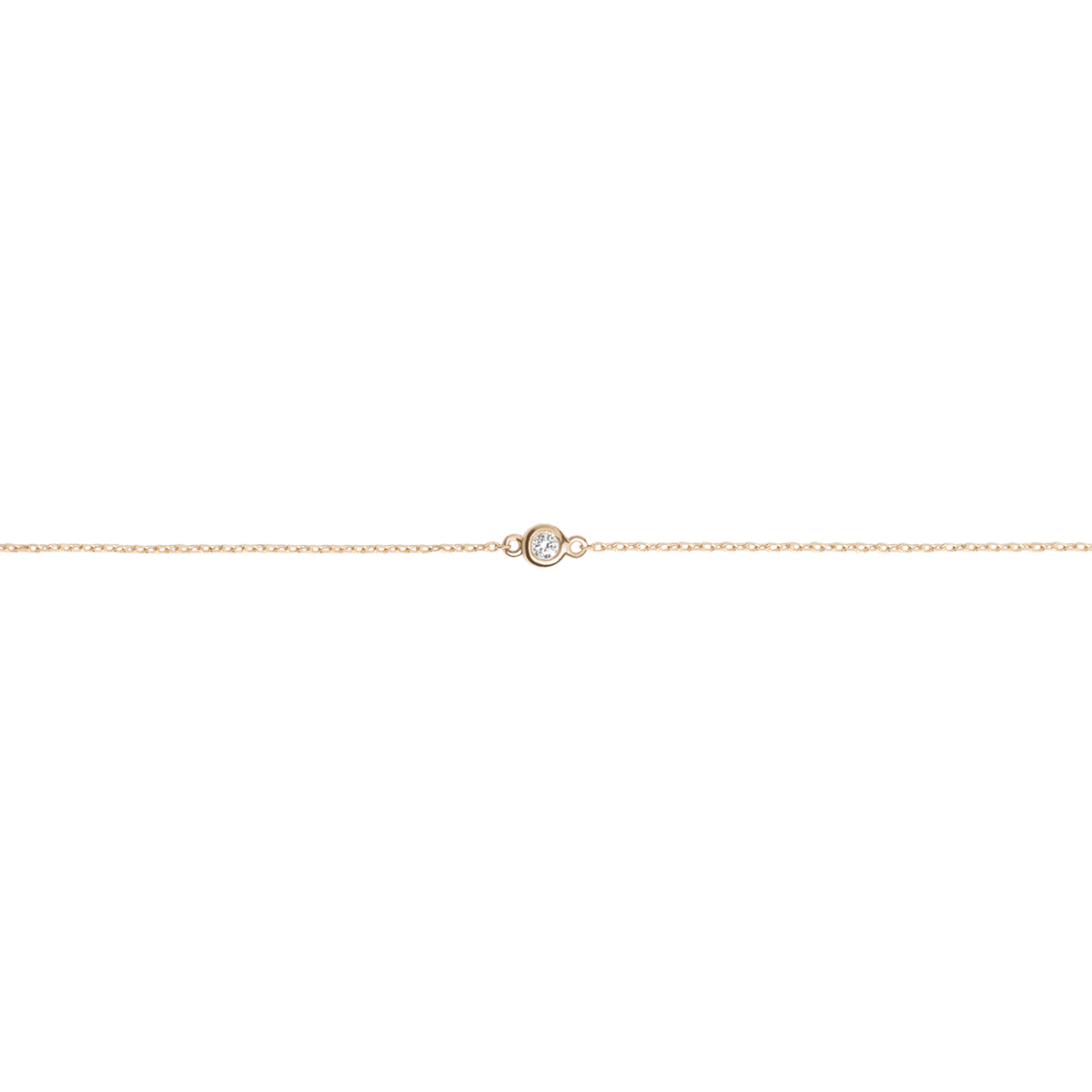 Diamond Bezel Bracelet Yellow Gold Vermeil 14k Yellow Gold 18k Yellow Gold First