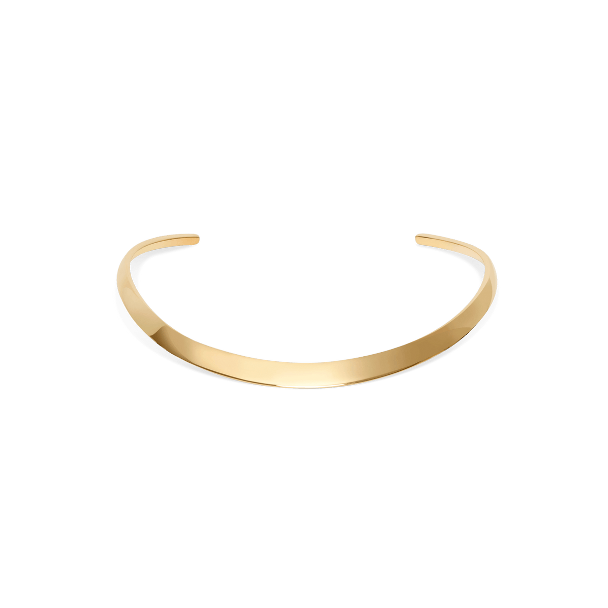 Collar Necklace Yellow Gold Vermeil 14k Yellow Gold 18k Yellow Gold     Front First