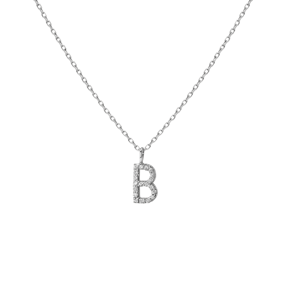 14k 18k White Gold B