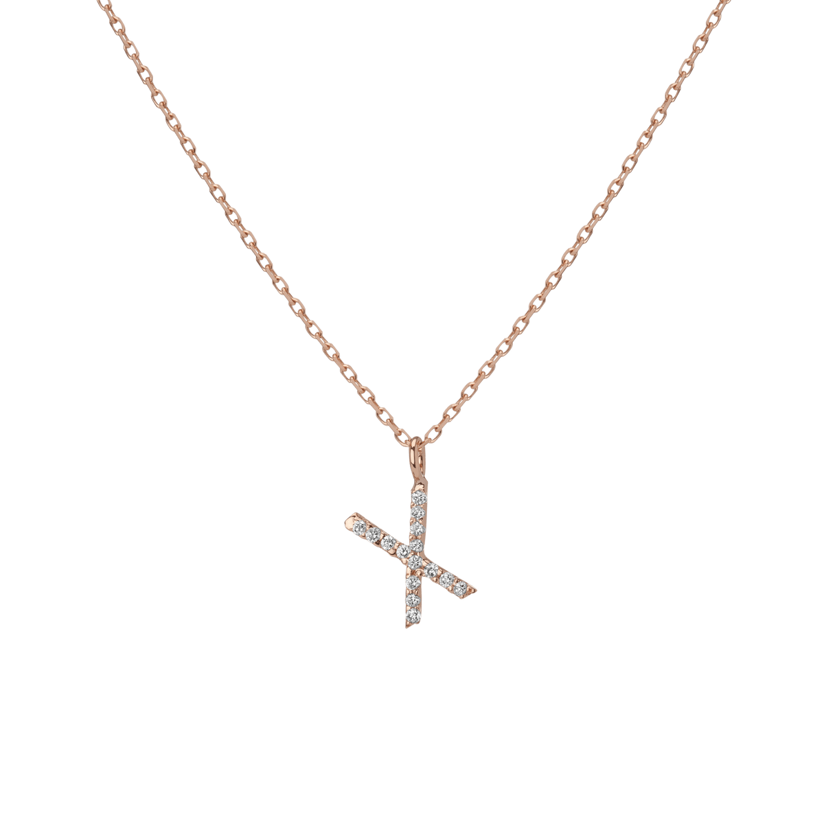 14k 18k Rose Gold X