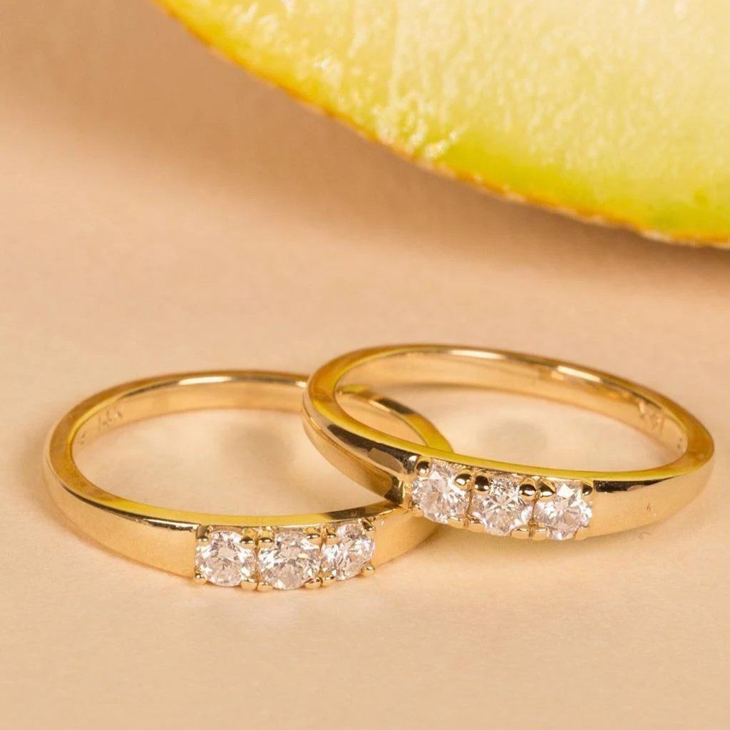 Bold Diamond Stacker Ring