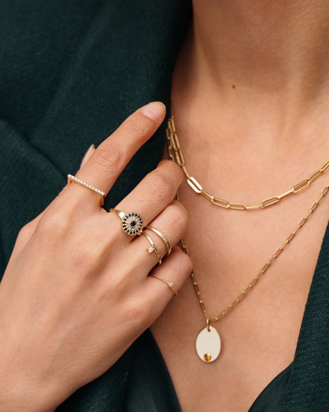 Large Paperclip Chain Necklace
