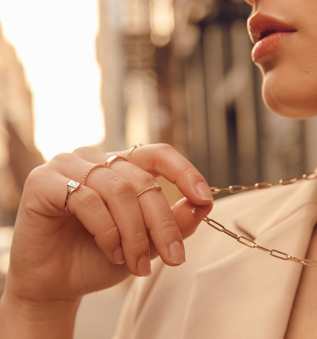 Large Paperclip Chain Necklace