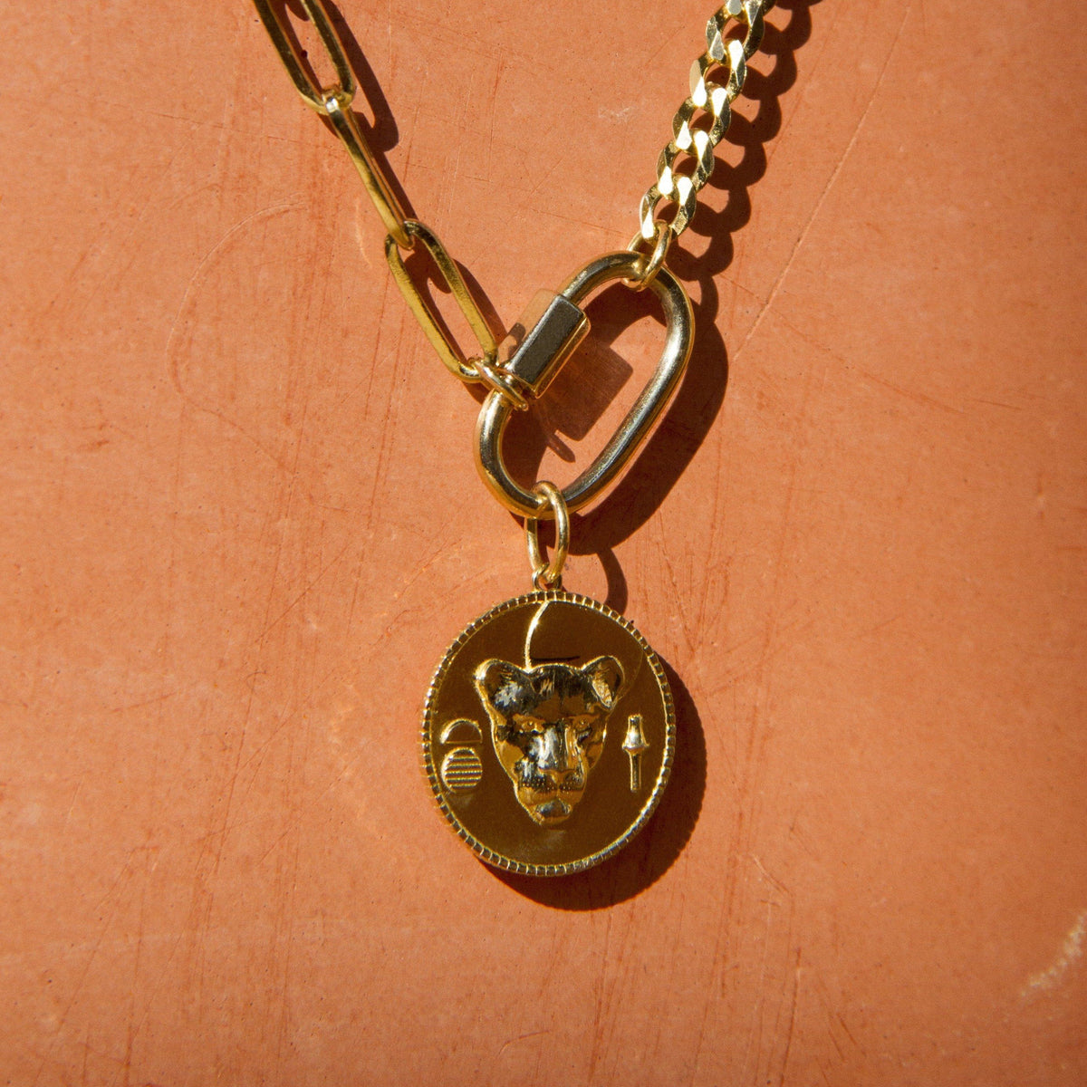 AURATE X KERRY: Lioness pendant