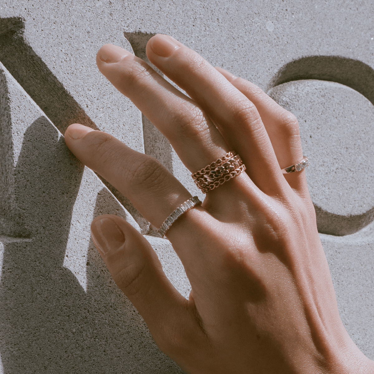 Bold Diamond Baguette Ring