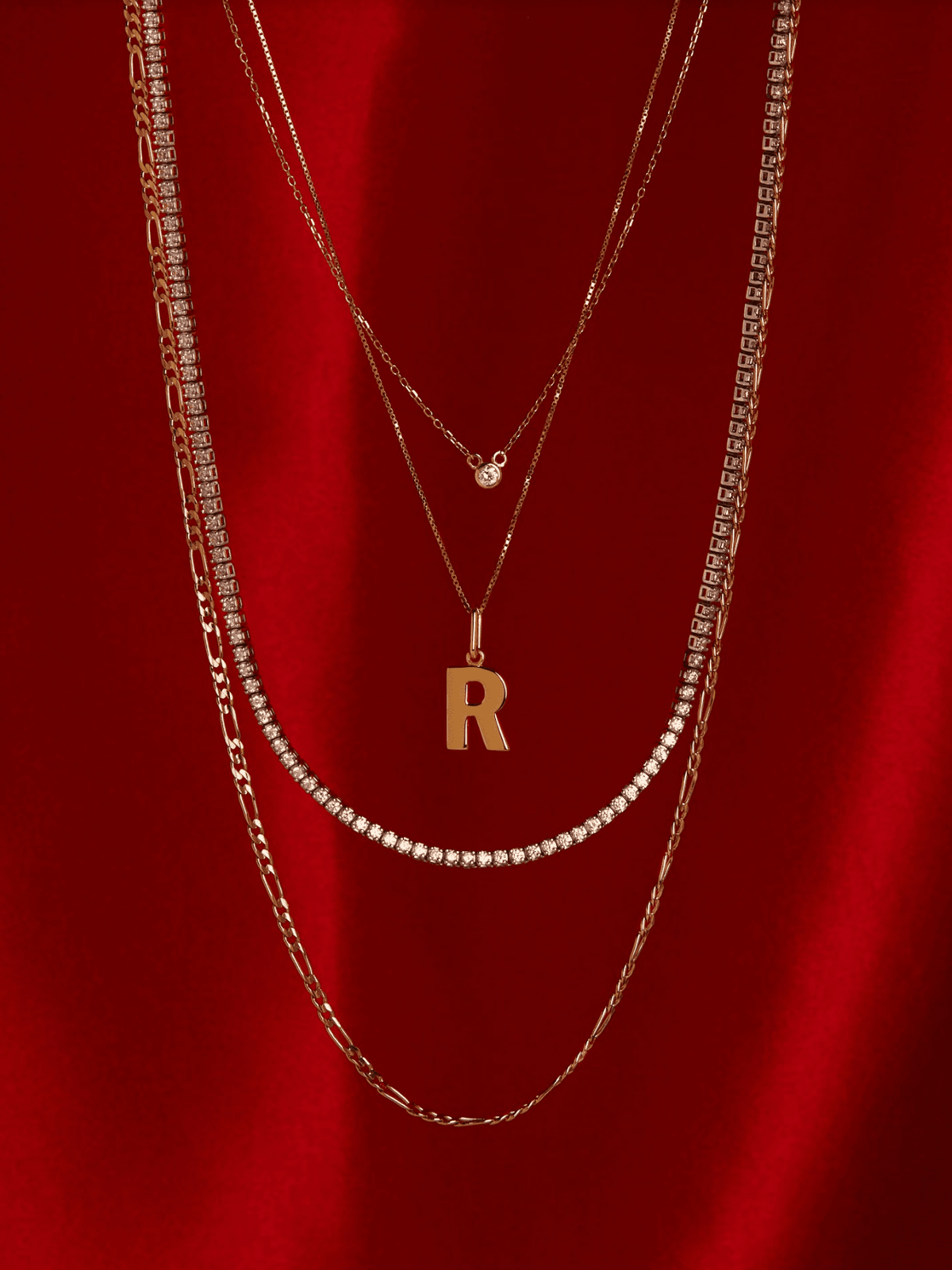Mini Diamond Bezel Necklace