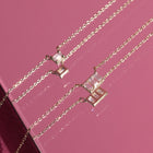 Triple Baguette Diamond Necklace