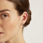 Lab Grown White Sapphire Ear Jacket