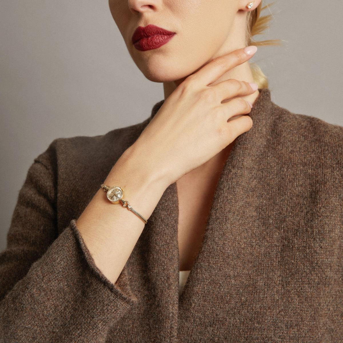 Vintage Rolex Yellow Gold Cocktail Watch