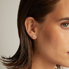 1ct Marquise Lab Grown Diamond Stud Earrings