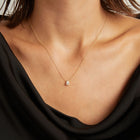 0.5ct Pear Lab Grown Diamond Necklace
