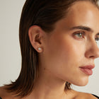 1ct Oval Lab Grown Diamond Stud Earrings