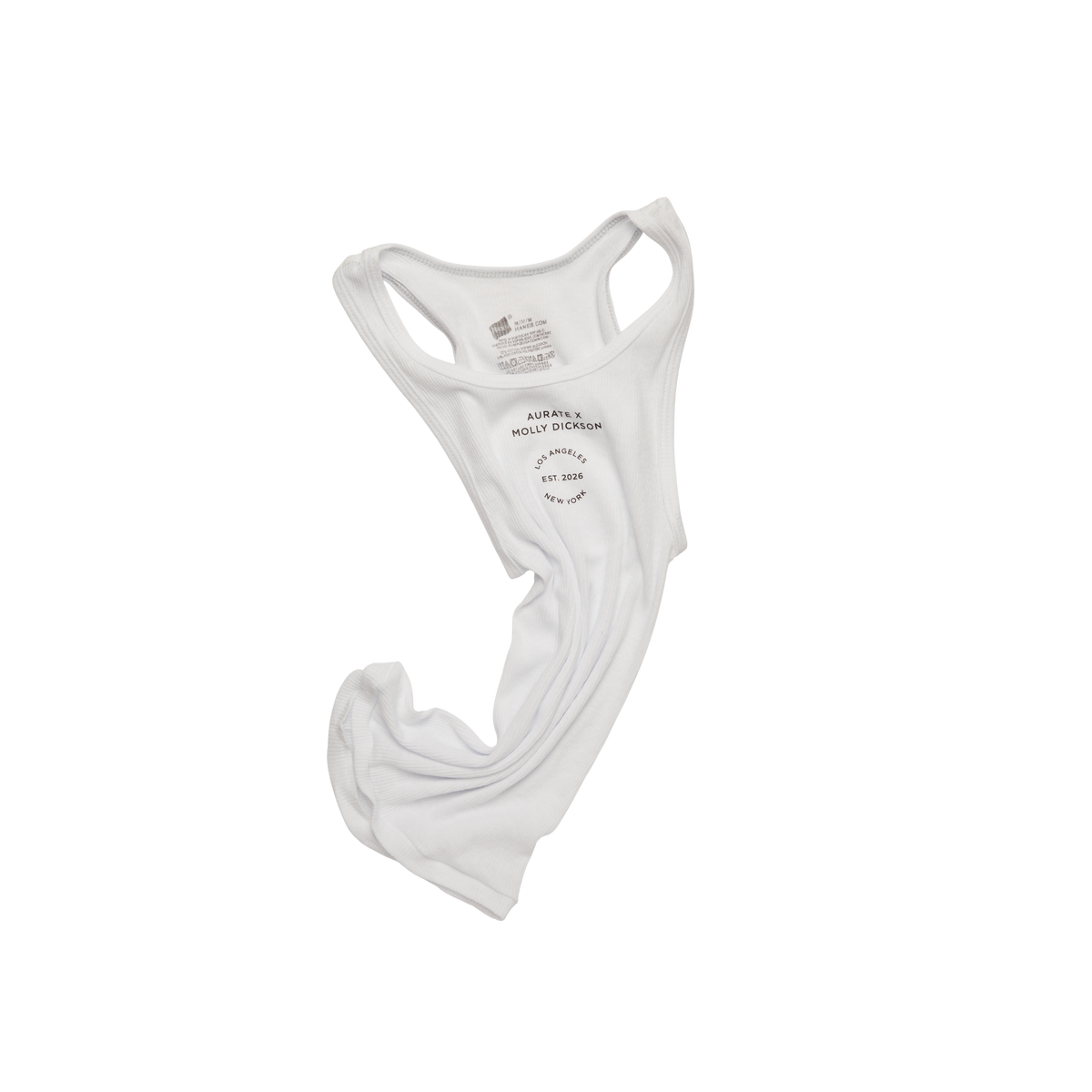 Aurate x Molly Dickson: Classic White Tank Medium