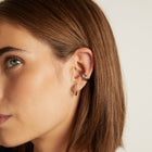 Aurate x Molly Dickson: Classic Black Rhodium Huggie Earrings