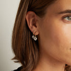 Aurate x Molly Dickson: Georgian Drop Huggie Earrings