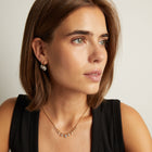 Aurate x Molly Dickson: Georgian Drop Huggie Earrings