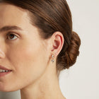 Lab Grown White Sapphire Ear Jacket