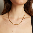 Puffed Mariner Chain Necklace