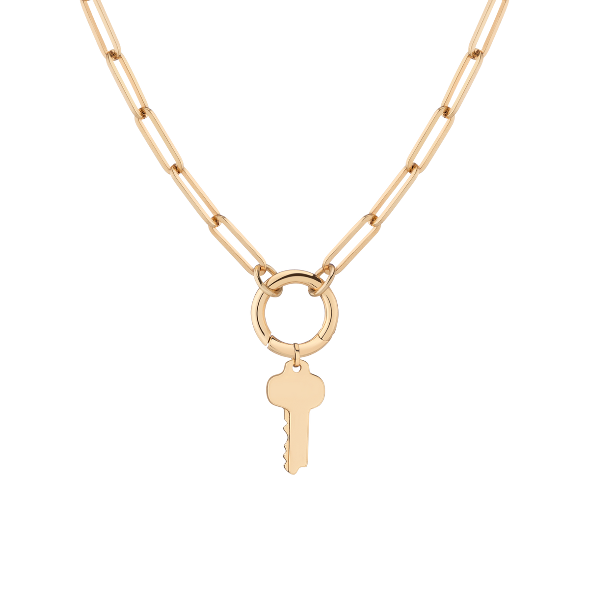 Paperclip - 16in Paperclip - 18in Large Key Charm 