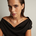 7ct Three-Prong Lab Grown Diamond Tennis Necklace