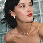 Aurate x Molly Dickson: Georgian Tennis Earrings