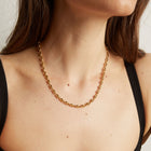 Puffed Mariner Chain Necklace