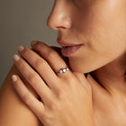Vintage Old European Cut Triple Diamond Ring