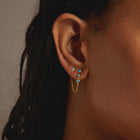 Aurate x Frye: Turquoise Station Earrings