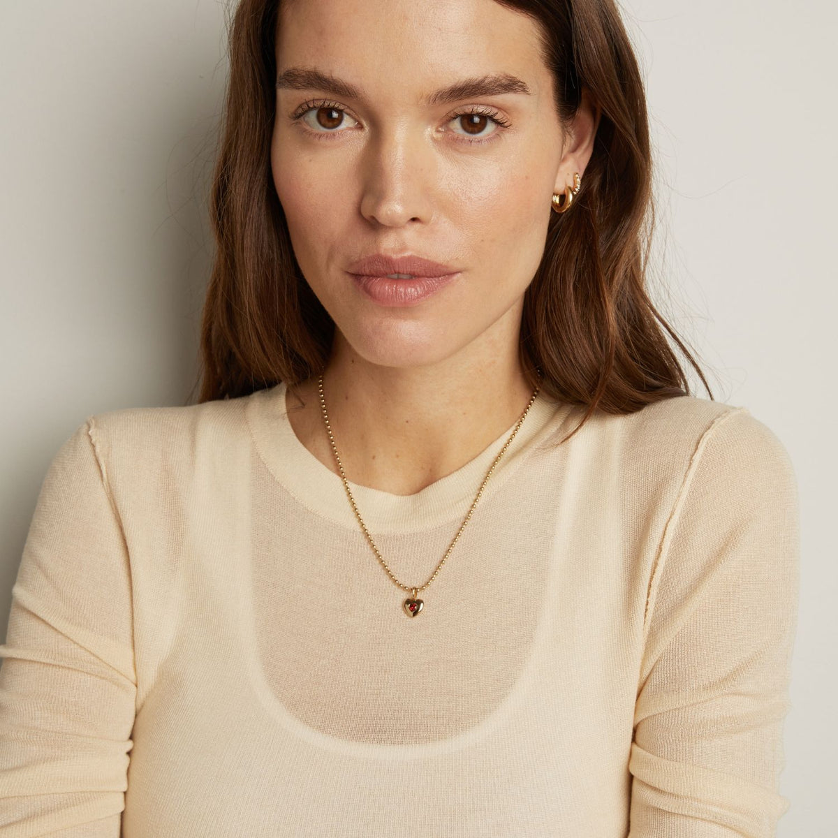 Gold Ball Chain Necklace