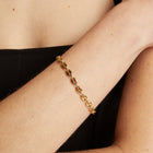 Puffed Mariner Chain Bracelet