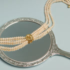 Aurate x Marilyn Monroe: Gold Knot Pearl Necklace