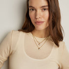 Gold Ball Chain Necklace