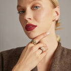 Vintage Estate Diamond and Pearl Ring