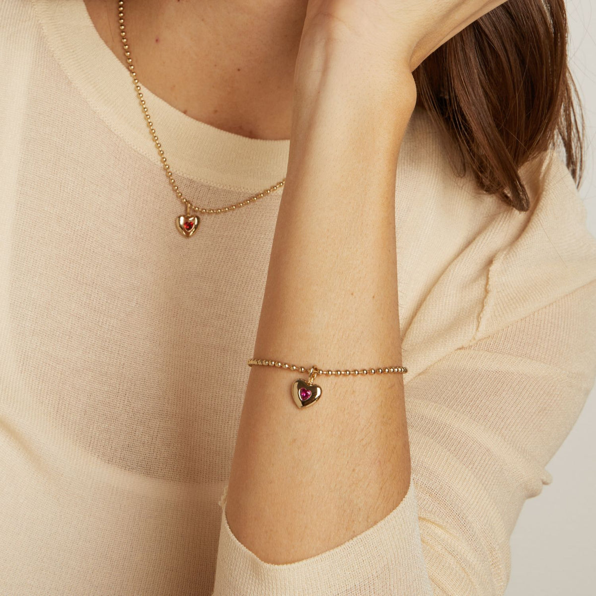 Gold Ball Chain Bracelet