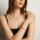 Puffed Mariner Chain Bracelet